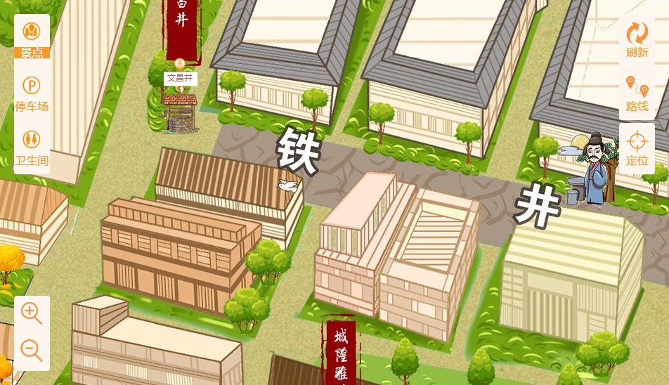 安国智慧景区：手绘地图与语音导览的完美融合